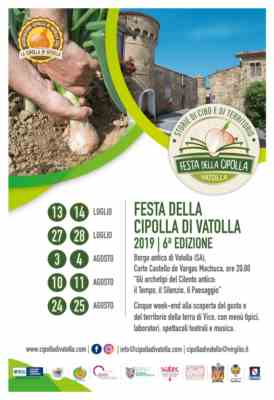 Festa della cipolla di vatolla, vi edizione